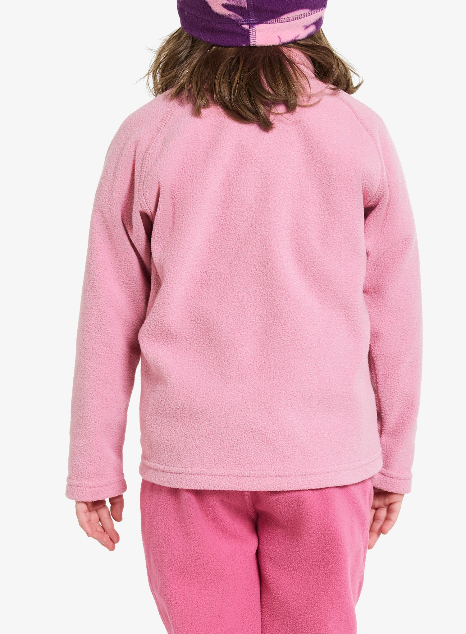 Bluza dziewczęca Didriksons Monte Full Zip - light heather pink