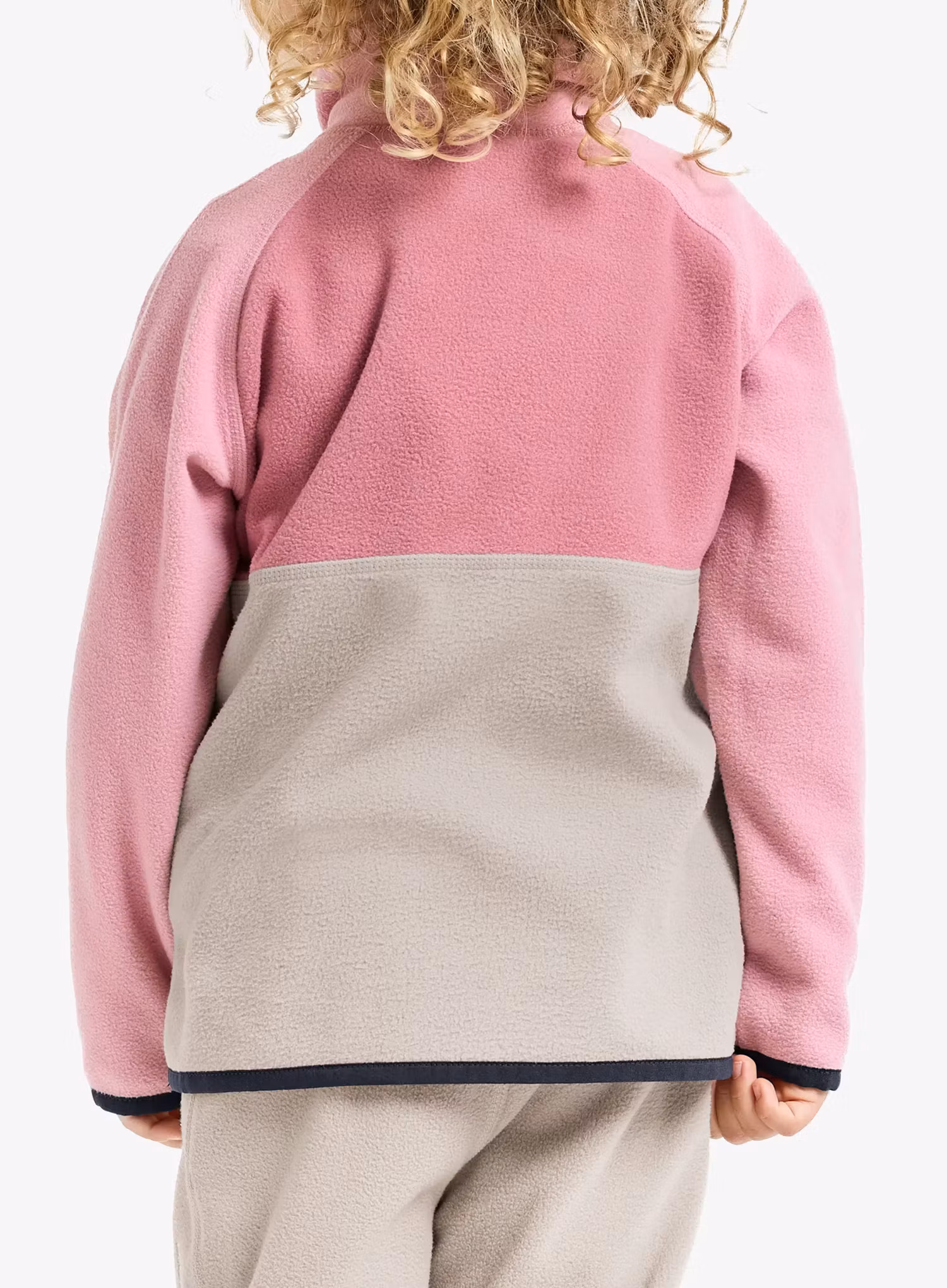 Bluza dziewczęca Didriksons Monte Half BU 5 - heather pink