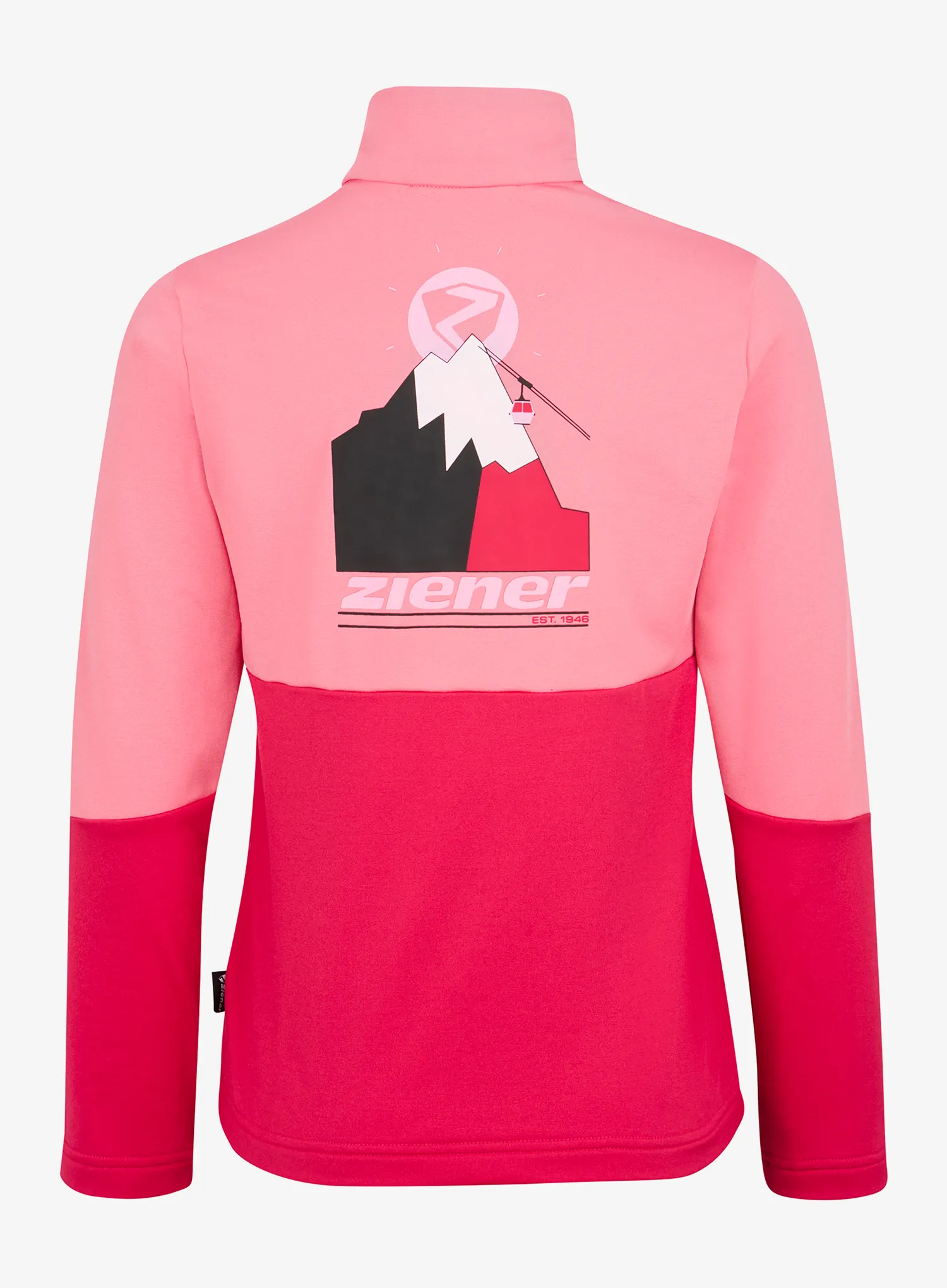 Bluza dziewczęca Ziener Jarps Midlayer - pink