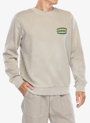 Bluza Gramicci Prepare Yourself Sweatshirt - pigment oat
