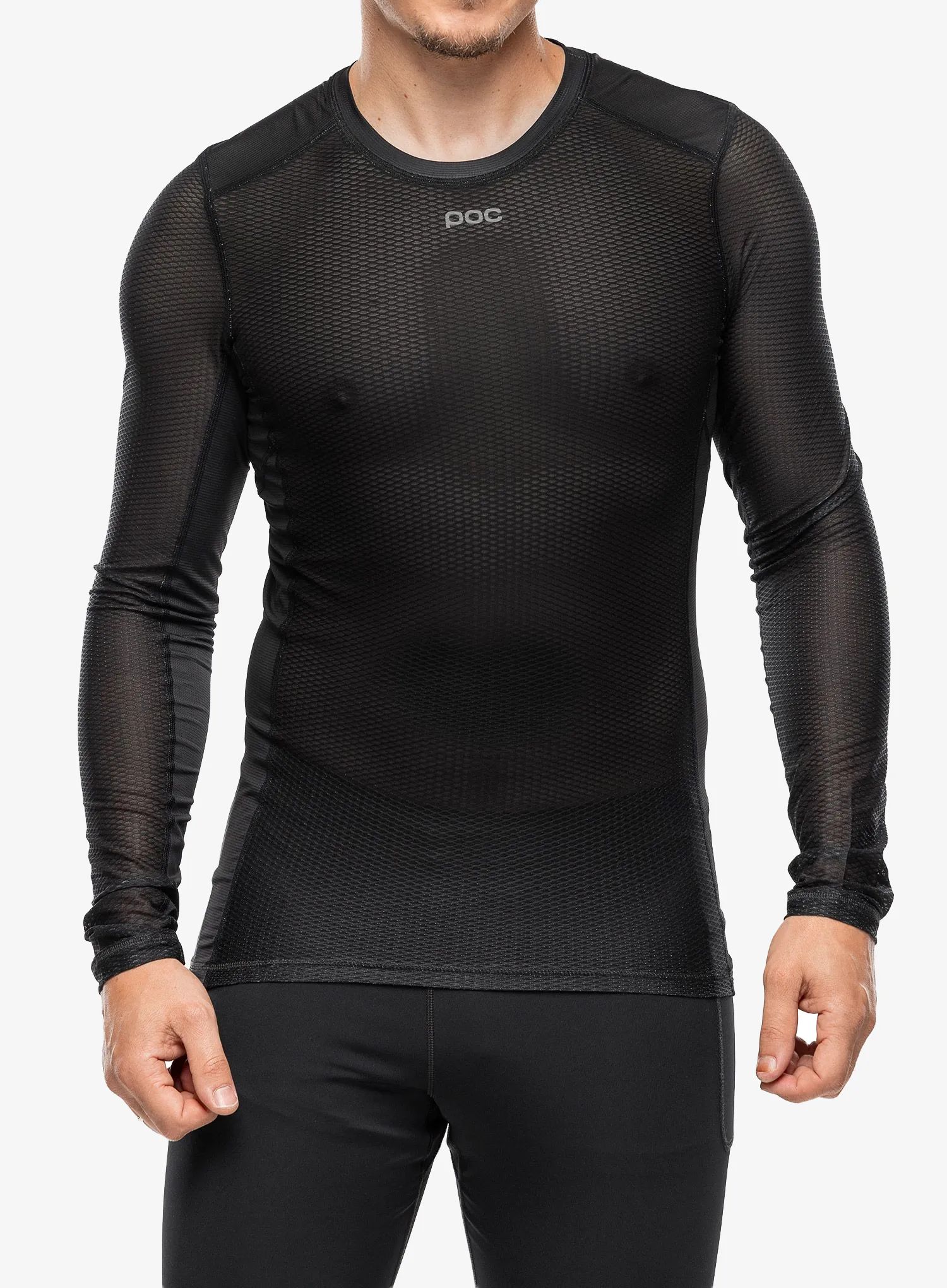 Cyklo mikina POC Essential Layer L/S Jersey - uranium black