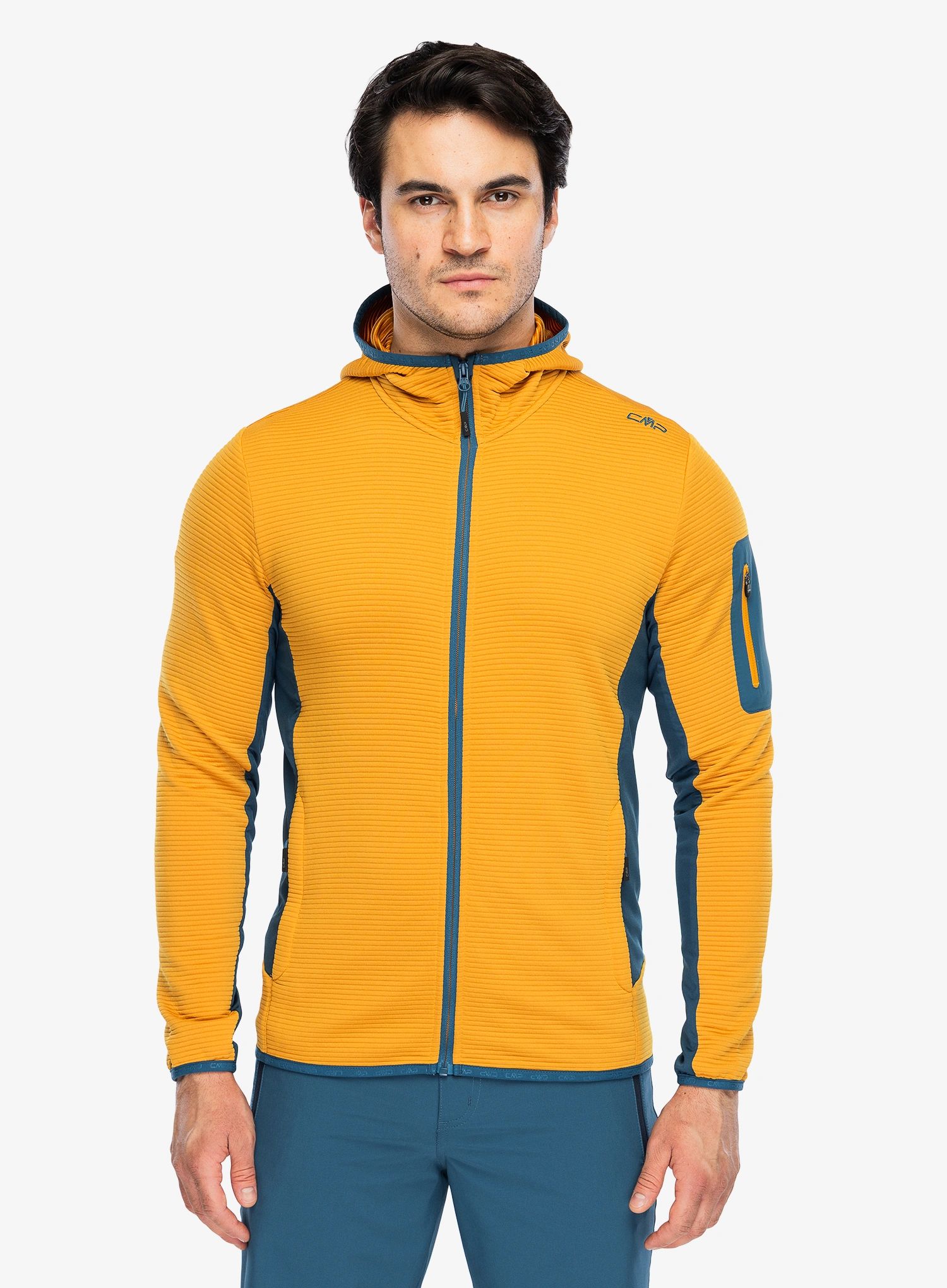 Fleece mikina CMP Mirevo Jacket - curcuma