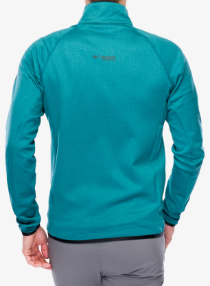 Bluza polarowa Columbia Triple Canyon Grid Fleece Full Zip II - river blue/black