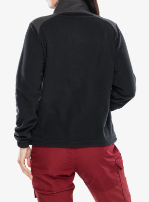 Bluza polarowa damska Fjallraven Vardag Lite Fleece - black/dark grey