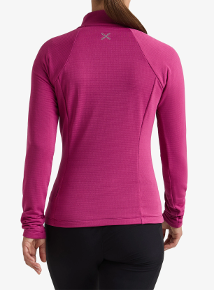 Bluza polarowa damska Montura Peak Power Grid Polartec Anorak - baton rouge