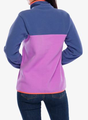Bluza polarowa damska Patagonia Lightweight Synch Snap-T Pullover - brisk purple