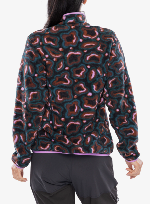 Bluza polarowa damska Patagonia Lightweight Synch Snap-T Pullover - soft spirea/dried vanilla