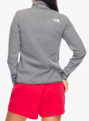 Bluza polarowa damska The North Face Glacier Fleece Jacket - tnf mid grey heather