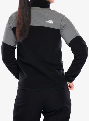 Bluza polarowa damska The North Face Glacier Heavyweight 1/2 Zip Jacket - tnf black/smoked pearl