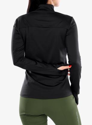 Bluza polarowa damska Vaude Livigno Halfzip II - black uni