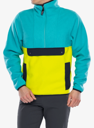 Bluza polarowa Patagonia Synch Anorak - phosphorus green
