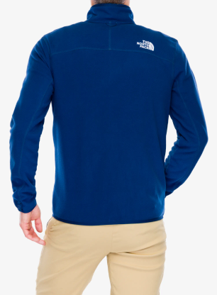 Bluza polarowa The North Face 100 Glacier Full Zip - estate blue