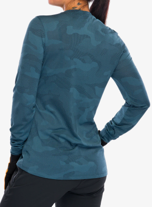 Bluza rowerowa damska Fox Ranger Tru Dri LS Jersey - dark vintage