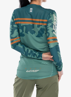 Bluza rowerowa damska Leatt Jersey MTB Gravity 4.0 - lagoon