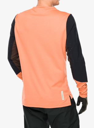 Bluza rowerowa Fox Defend LS Jersey - coral