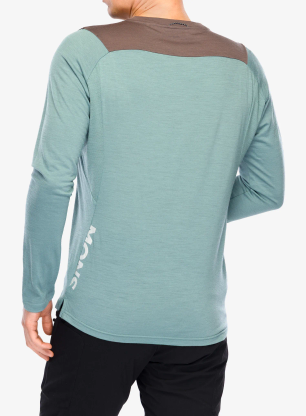 Bluza rowerowa Mons Royale Diversion Merino Bike Jersey Long Sleeve - desert sage/iron