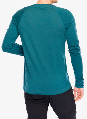 Bluza rowerowa Mons Royale Tarn Merino Long Sleeve - iron/abyss
