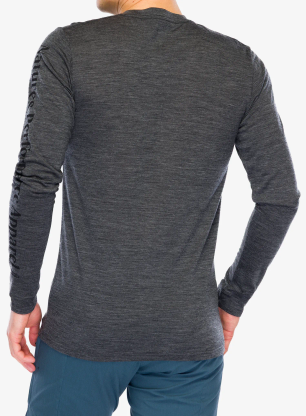 Bluza rowerowa Mons Royale Zephyr Merino Cool LS - smoke