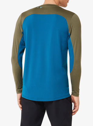 Bluza rowerowa Oakley Free Ride RC LS Jersey - army green/new balsam