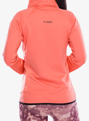 Bluza rozpinana damska Columbia Triple Canyon Grid Fleece Full Zip - alpenglow