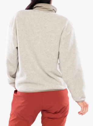 Bluza rozpinana damska Patagonia Synch Jkt - oatmeal heather/seabird grey