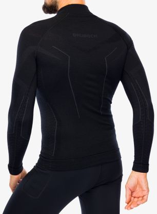 Bluza termoaktywna Brubeck Extreme Merino - black/black