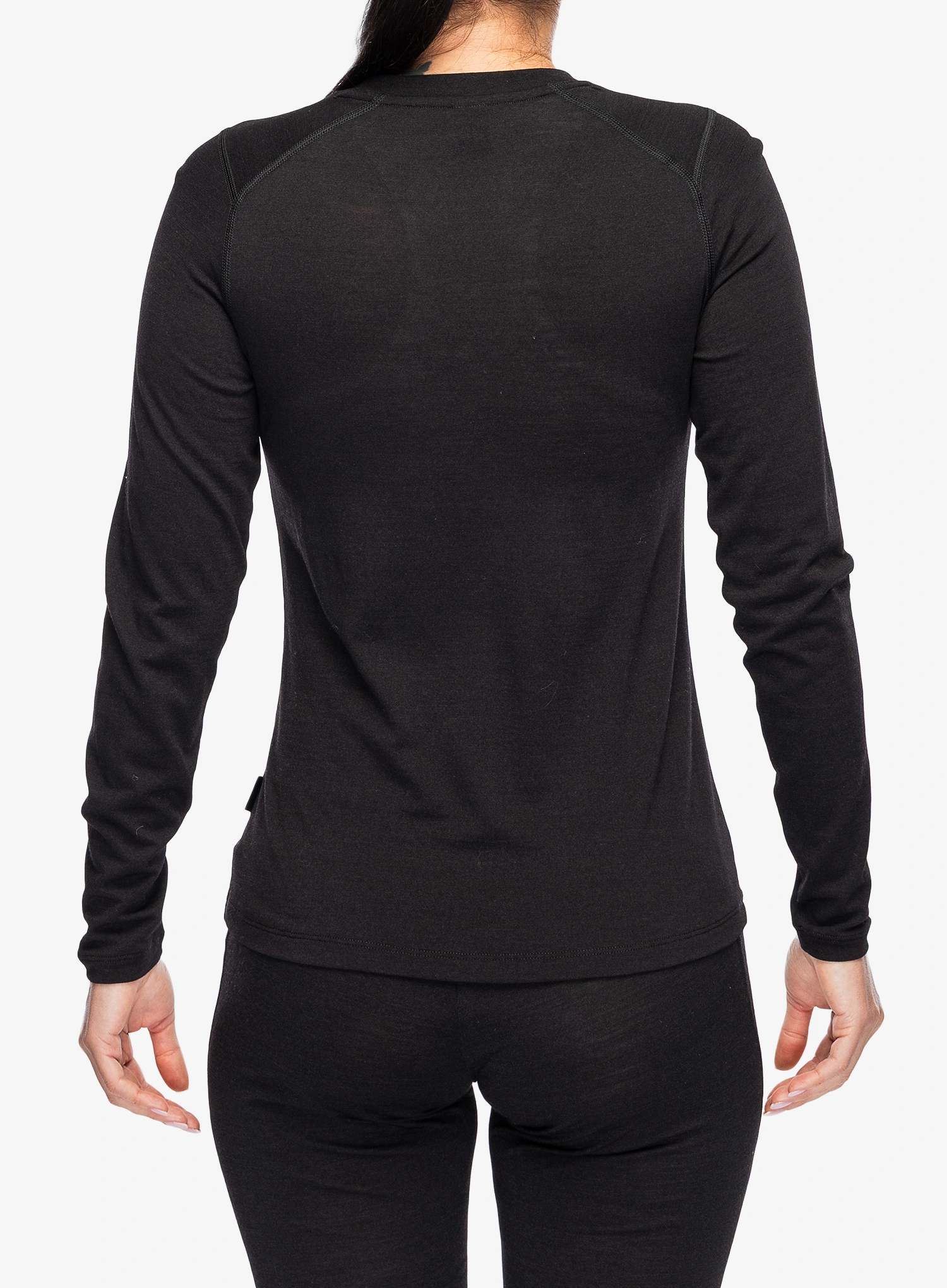Bluza termoaktywna damska Helly Hansen Durawool Crew LS - black