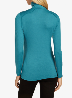 Bluza termoaktywna damska Icebreaker 200 Oasis L/S Half Zip - topaz