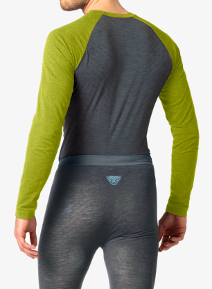 Bluza termoaktywna Dynafit Tour Light Merino L/S tee - golden lime