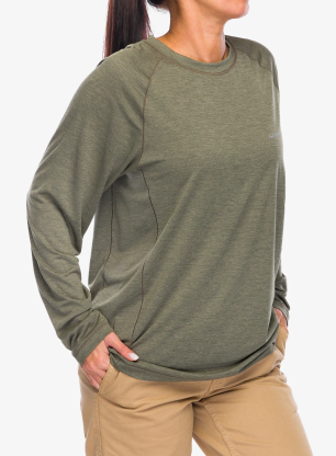 Bluza termoaktywna Gramicci Winter Thermal LS Crew - olive heather