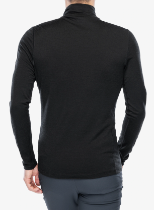Bluza termoaktywna Icebreaker 200 Oasis L/S Half Zip - black