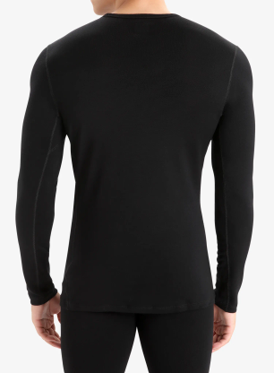 Bluza termoaktywna Icebreaker 260 Tech L/S Crewe - black