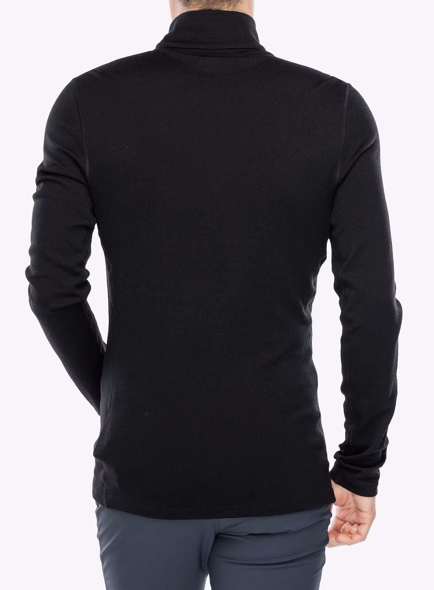 Bluza termoaktywna Icebreaker 260 Tech L/S Half Zip - black