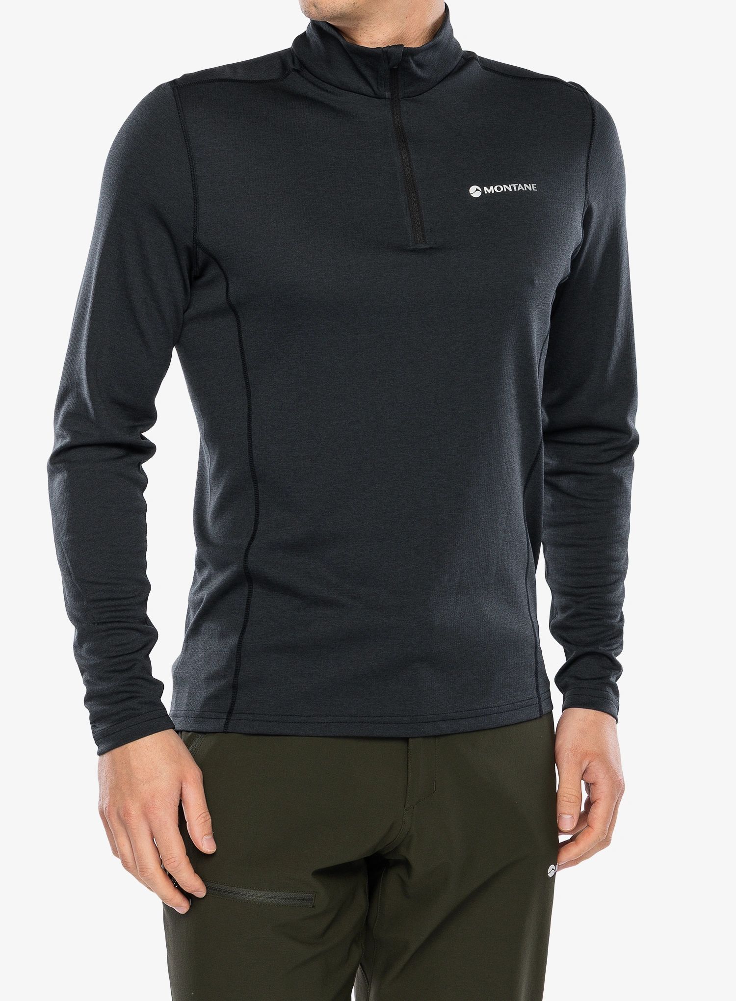 Funkční mikina Montane Dart Zip Neck - black