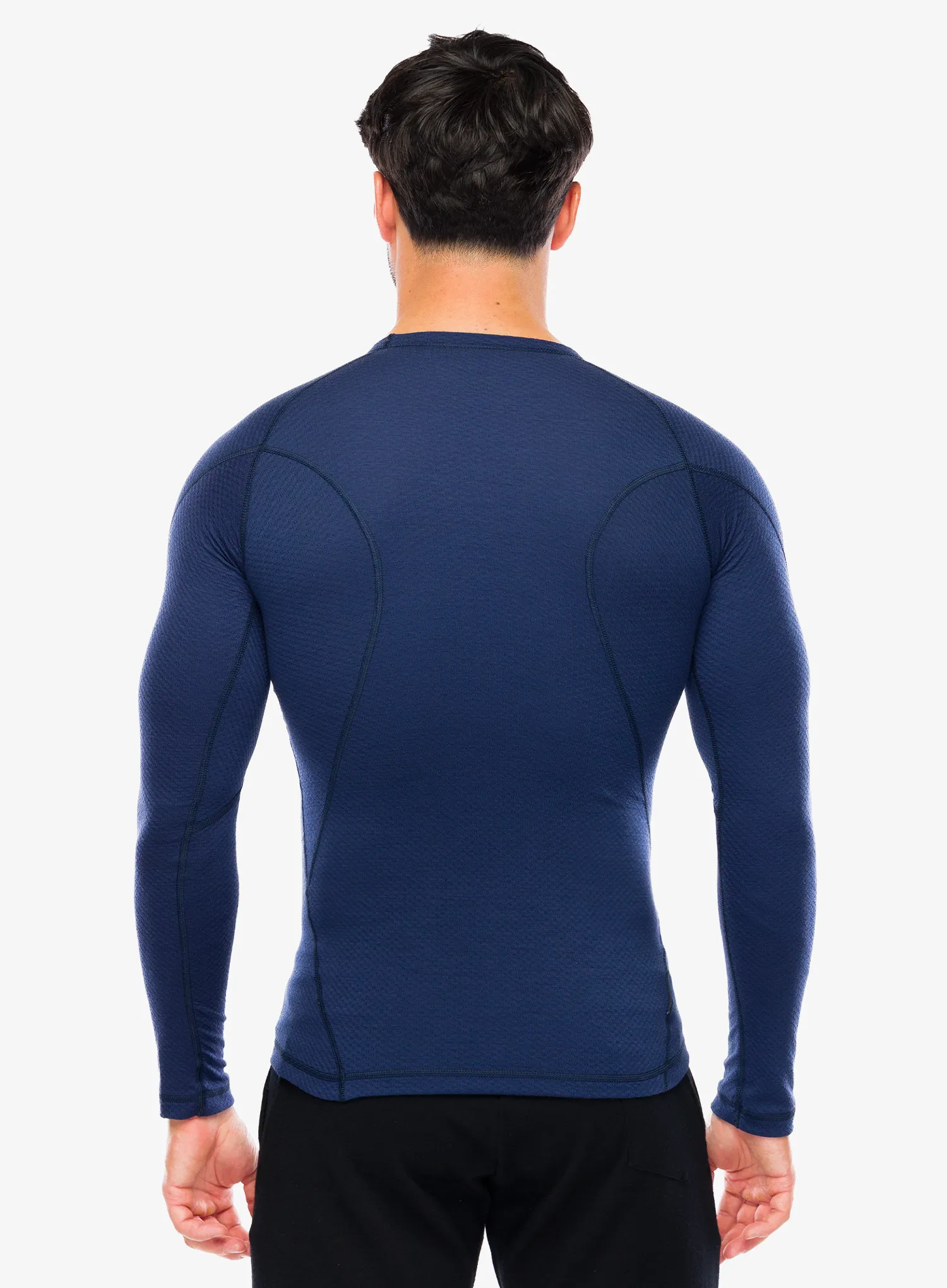 Bluza termoaktywna Sensor Merino DF Tee L/S - deep blue camp