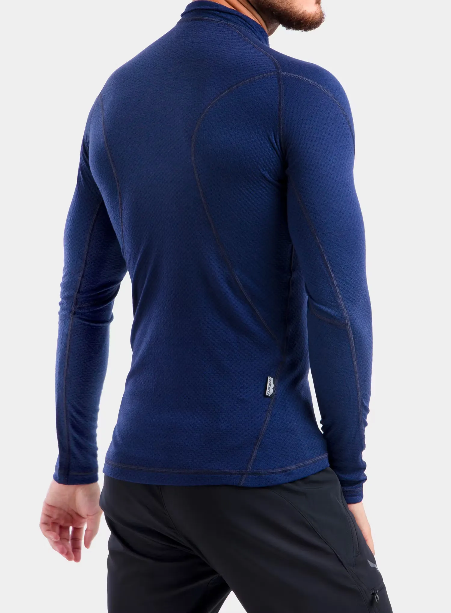 Bluza termoaktywna Sensor Merino DF Tee L/S Zip - deep blue