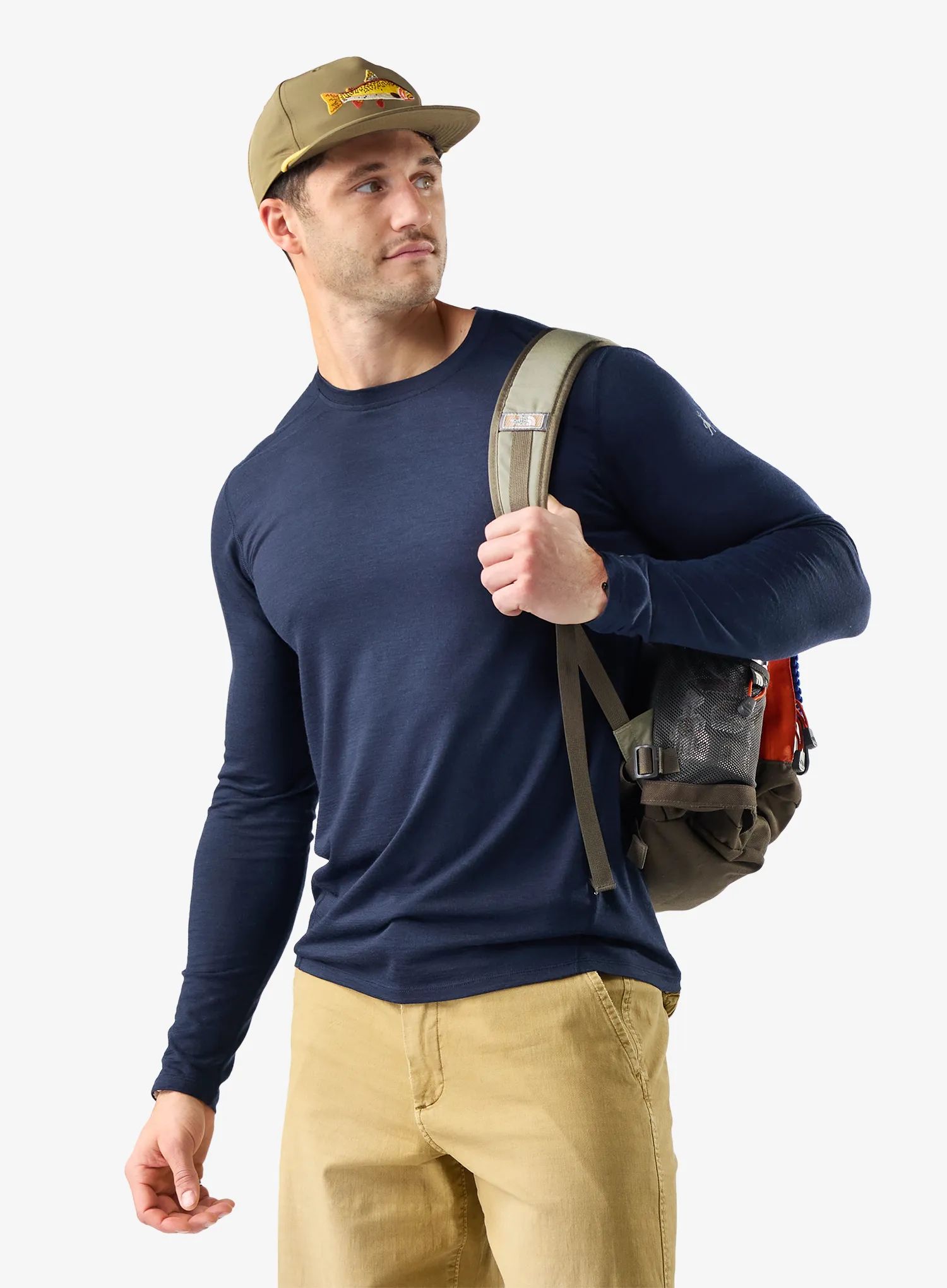 Funkční mikina Smartwool Classic Merino Base Layer LS Boxed - deep navy
