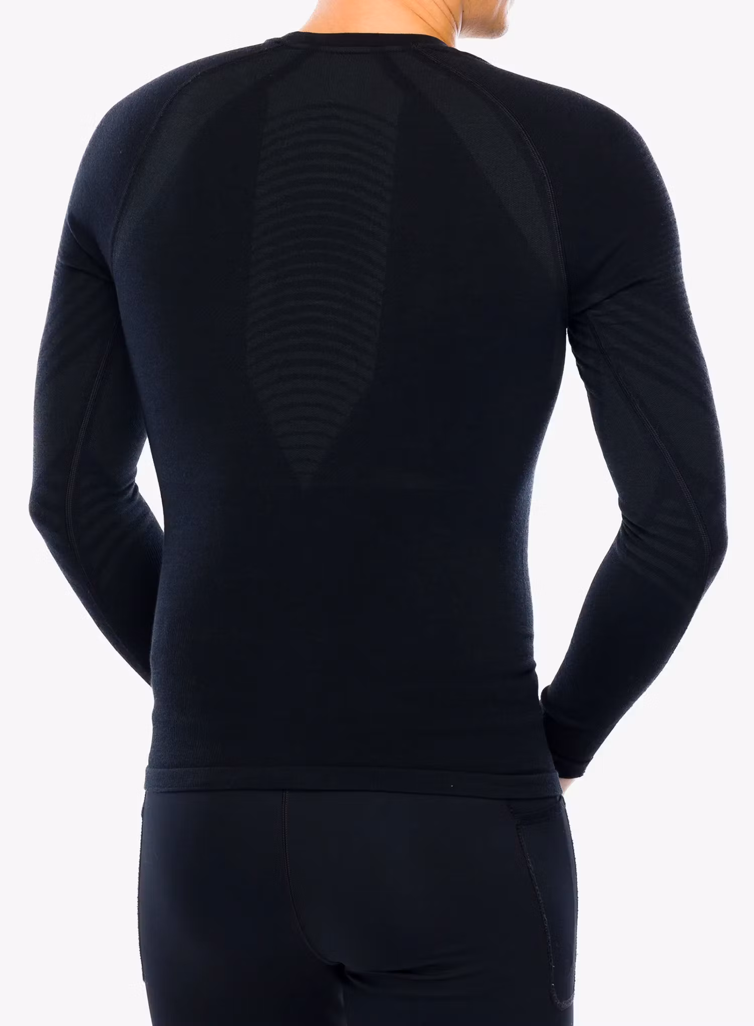 Bluza termoaktywna Smartwool Intraknit Active Base Layer Crew - black/black
