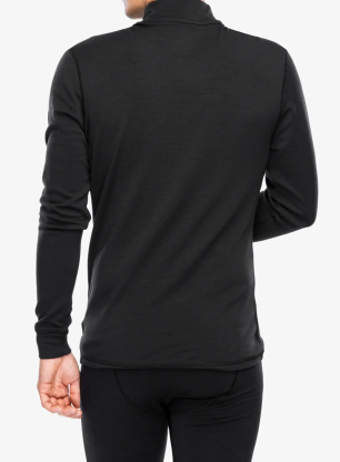 Bluza termoaktywna Super.natural Hot 6 Pack Turtleneck - jet black