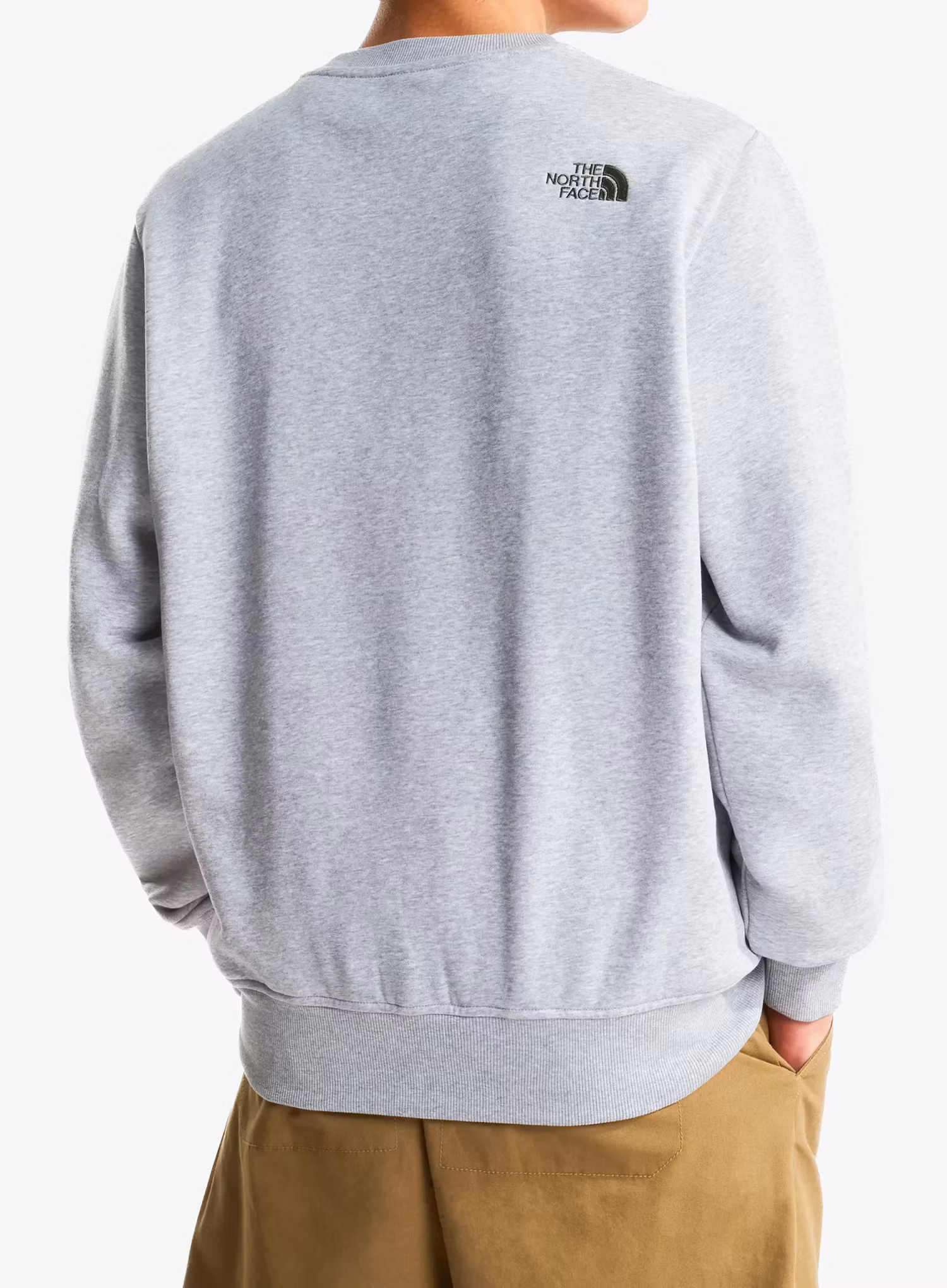 Bluza The North Face Drew Peak Crew - grey heather/taupe