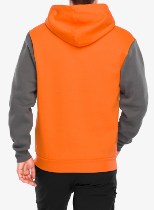 Bluza z kapturem adidas TERREX Multi Large Logo Hoody - semi impact orange/charcoal