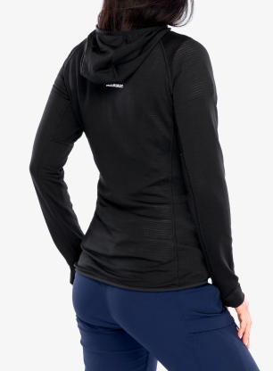 Bluza z kapturem damska Mammut Aenergy Light ML Hooded Jacket - black