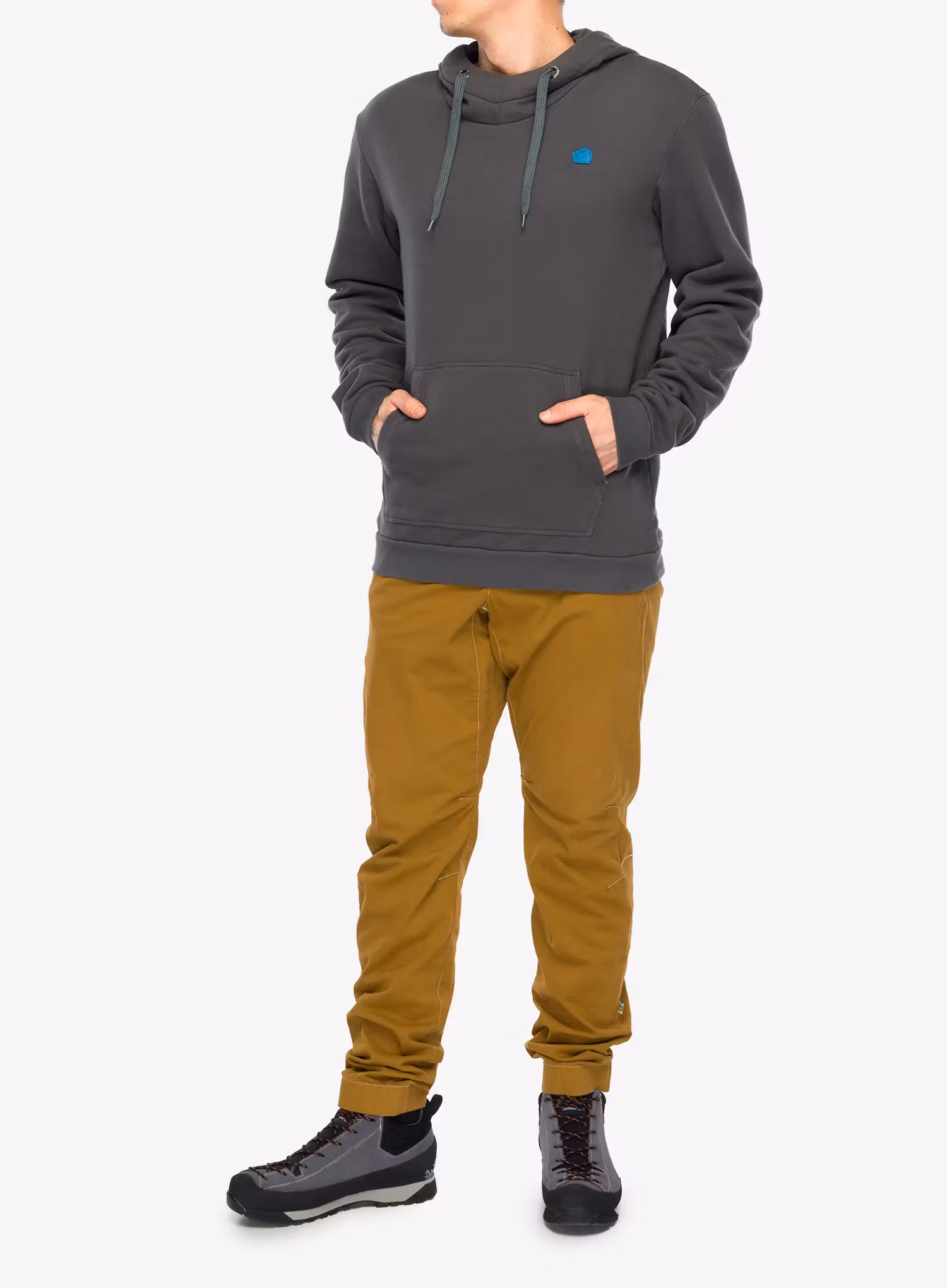 Bluza z kapturem E9 Cera - ash