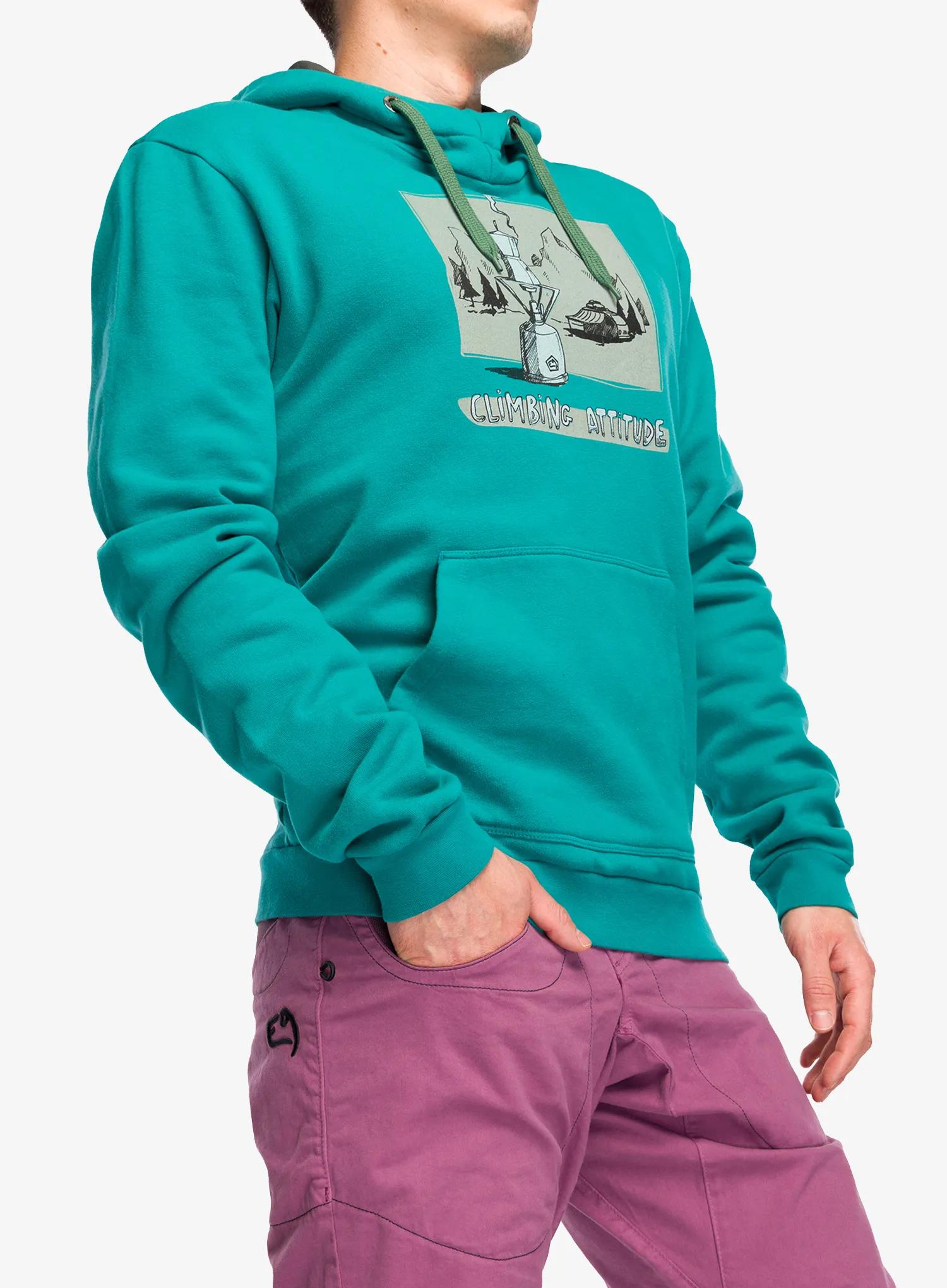 Bluza z kapturem E9 Hood - cerulean