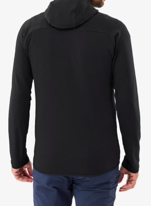 Bluza z kapturem Millet Fusion Grid Hoodie - black/noir