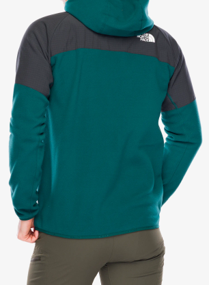 Bluza z kapturem The North Face Glacier Heavyweight Full Zip HD - deep nori/asphalt grey