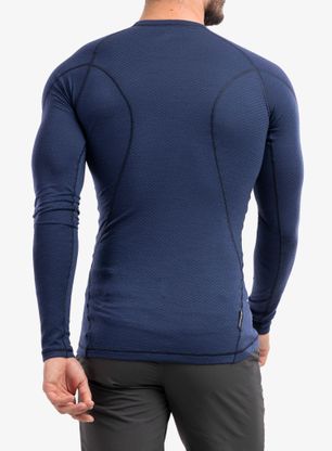 Bluza termoaktywna Sensor Merino DF Tee L/S - deep blue camp