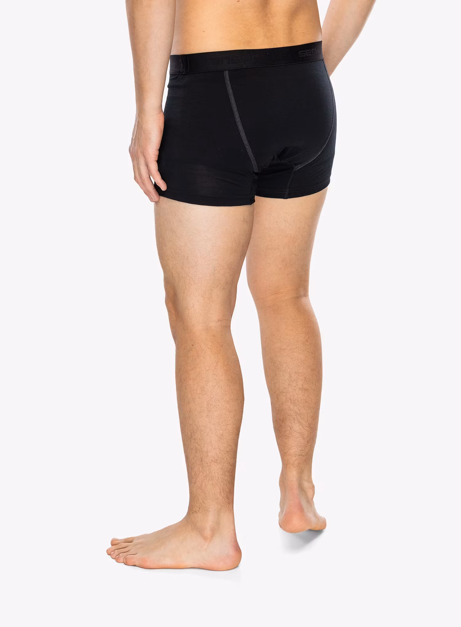 Bokserki termoaktywne Sensor Merino Active Boxers - black/black
