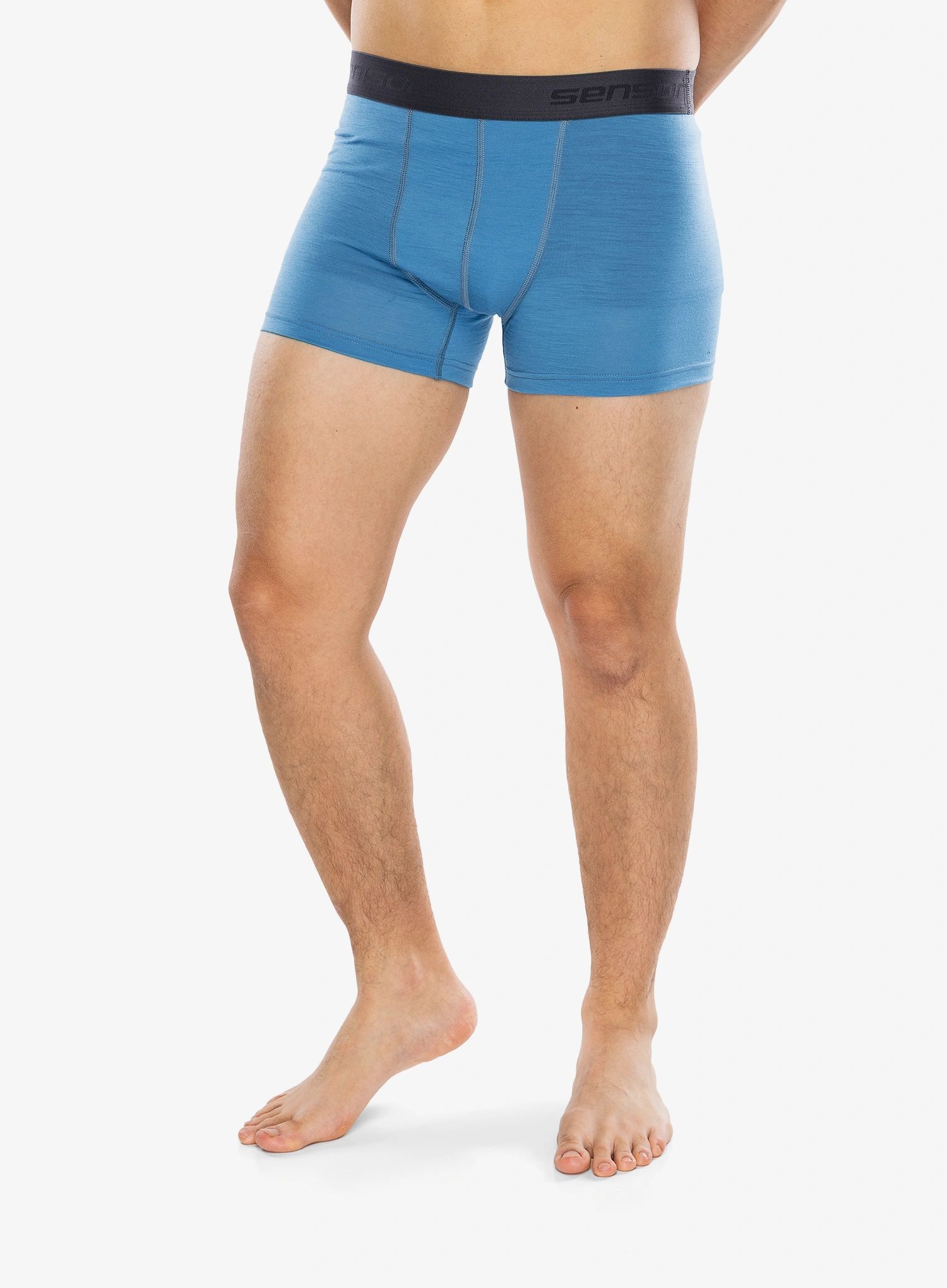 Funkční boxerky Sensor Merino Active Boxers - blue/blue