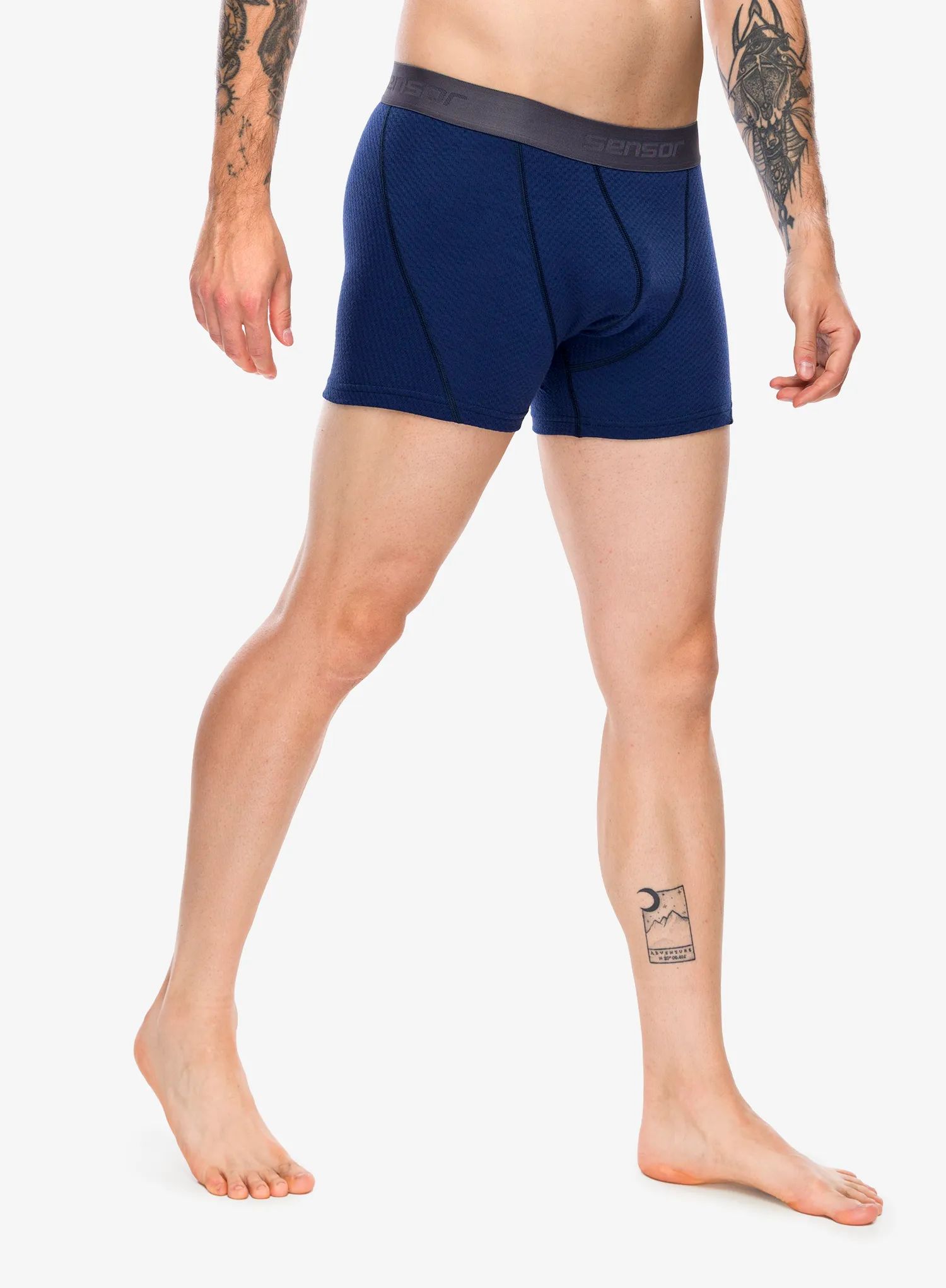 SENSOR MERINO DF pánské trenky deep blue Velikost: M